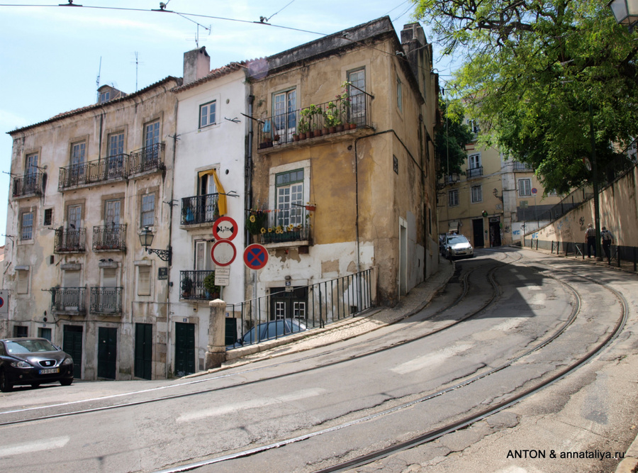 На желтом трамвае - часть 4. Архитектура Альфамы Лиссабон, Португалия