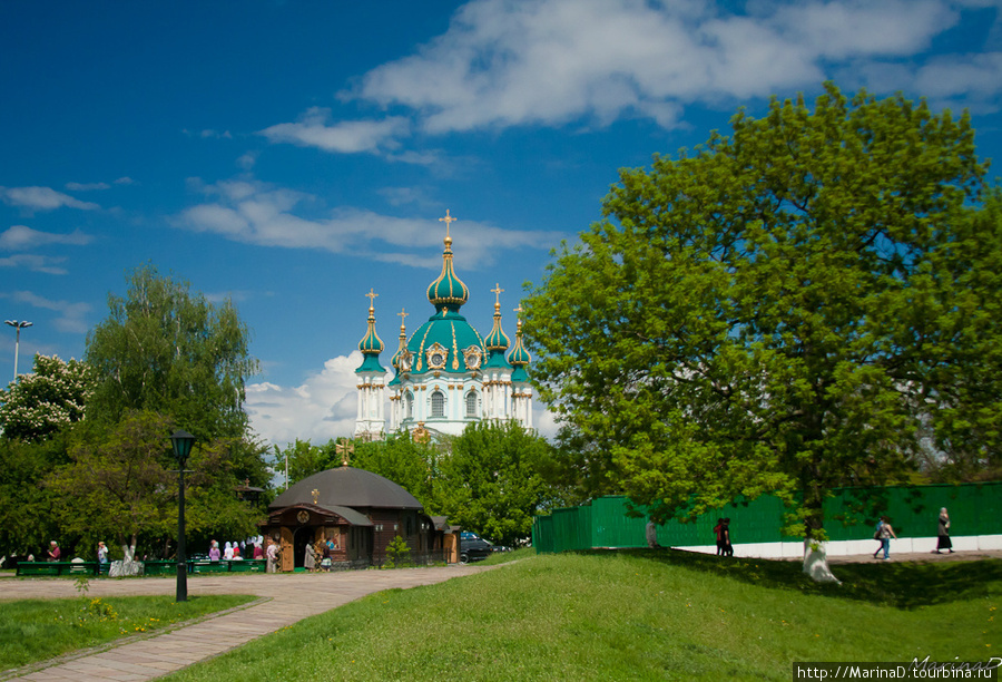 Церковь Рождества Пресвятой Богородицы – деревянный храм, установленный в 2007 году   возле фундамента Десятинной  церкви.   В 2009г.   было принято решение об открытии   Рождества Пресвятой Богородицы Десятинного мужского монастыря Киев, Украина