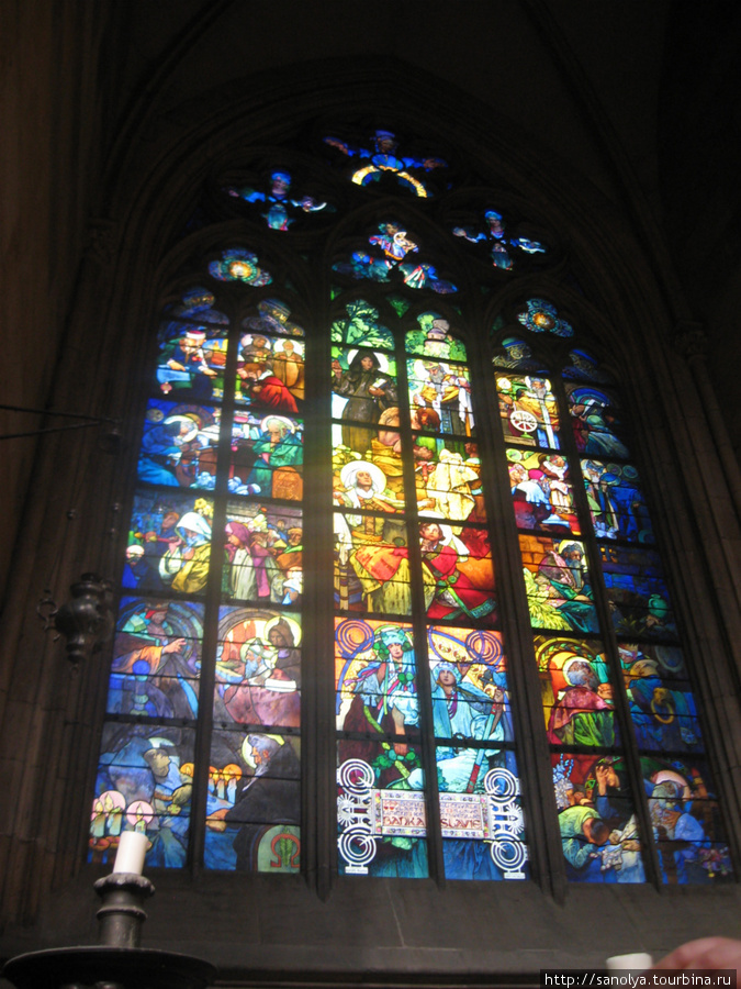 Собор Св. Витта, Прага
Потрясающие витражи Прага, Чехия