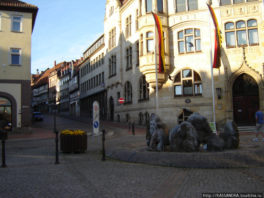 Marktplatz в Хельмштедте Земля Нижняя Саксония, Германия