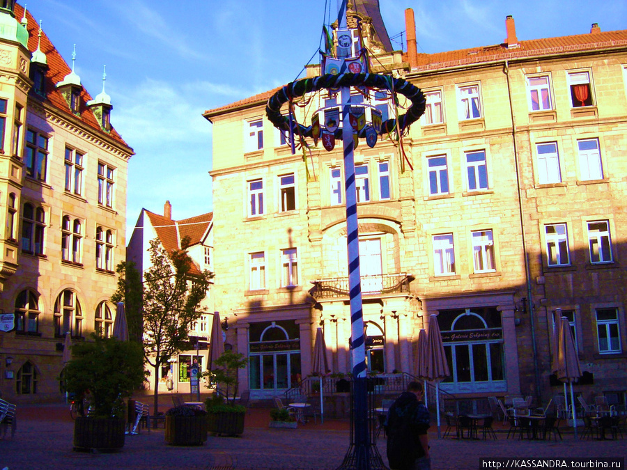 Marktplatz в Хельмштедте Земля Нижняя Саксония, Германия