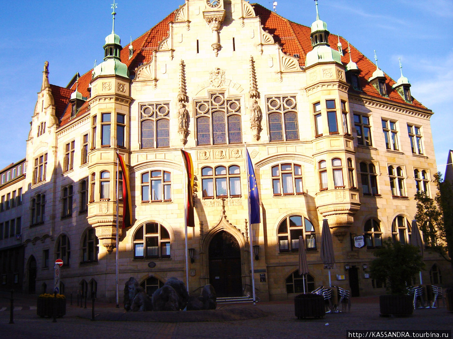 Marktplatz в Хельмштедте Земля Нижняя Саксония, Германия