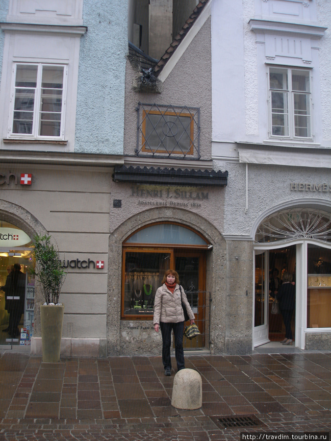 Домик № 109 на площади Альтермаркт-самый маленький домик в городе. Зальцбург, Австрия