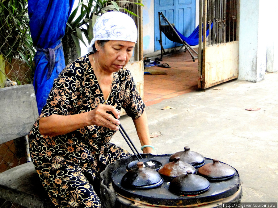 Вкусные такие лепешечки получаются Муй-Не, Вьетнам