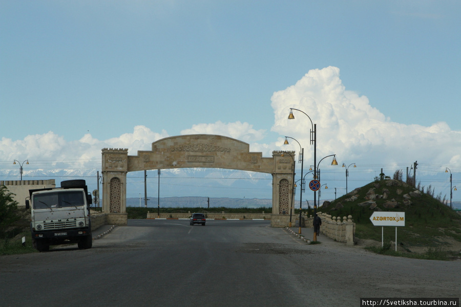 По дороге от Гянджи до Евлаха Евлахский район, Азербайджан