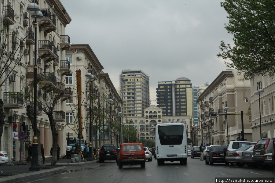 Баку - город ветров Баку, Азербайджан