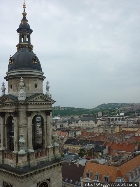 И с колокольни Базилики. Будапешт, Венгрия