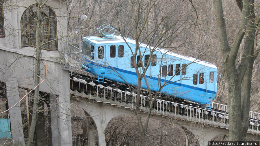 Киев (2011.04). Киевский фуникулёр и скоростной трамвай Киев, Украина