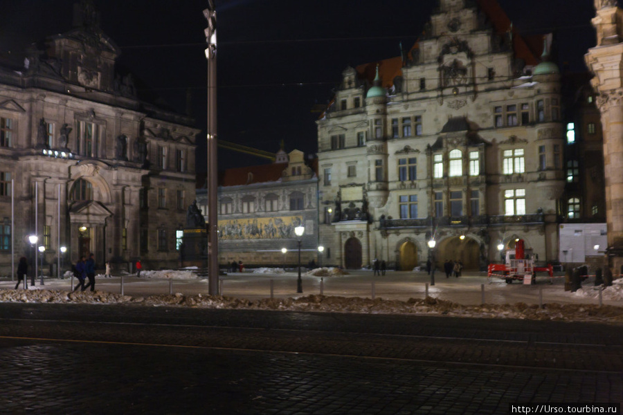Зимний Дрезден Дрезден, Германия