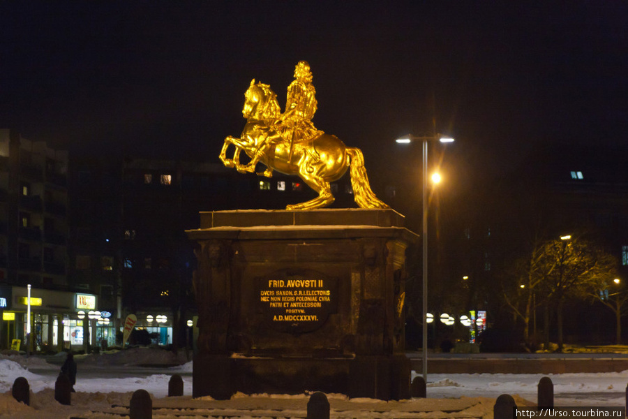 Augustus, der goldene Reiter Дрезден, Германия