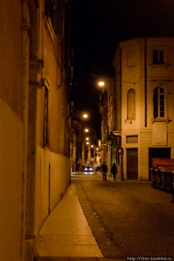Ночная Верона Верона, Италия