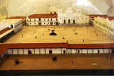 Макет центральной площади Антигуа