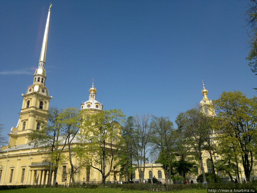 Историческое ядро города - крепость Санкт-Петербургская. Санкт-Петербург, Россия