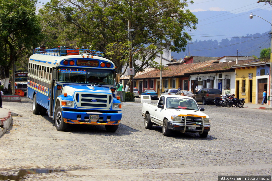 Автобус Антигуа, Гватемала