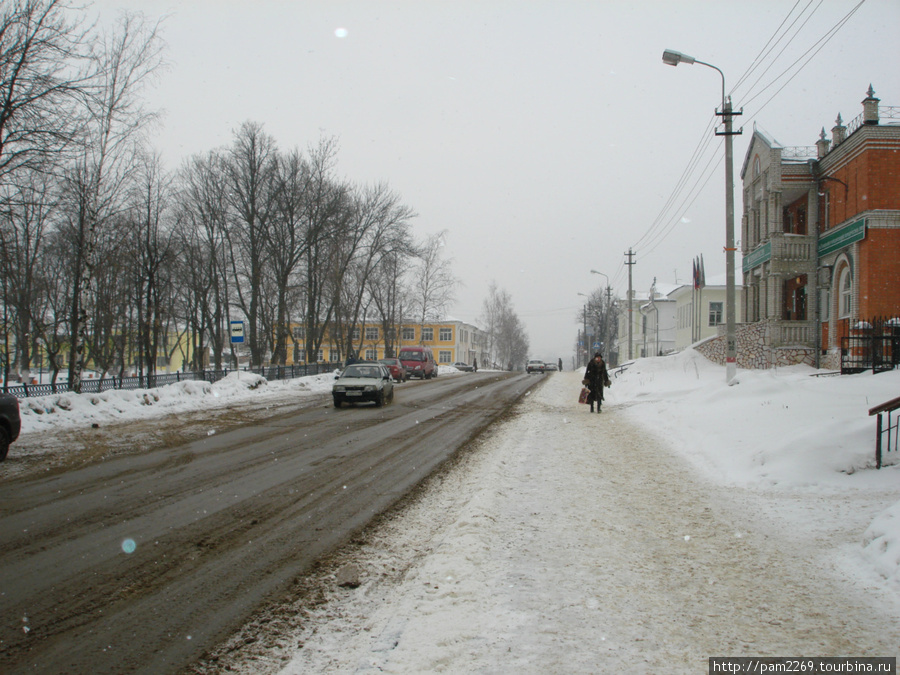 центральная улица Меленки, Россия