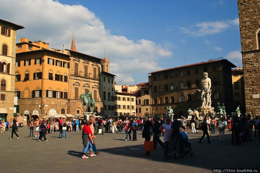 Площадь Синьории (Piazza della Signoria) Флоренция, Италия