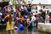 Крещение на берегу озера