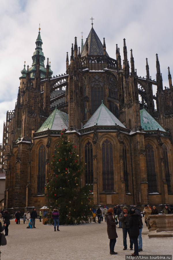 Собор святого Вита (снаружи и внутри) Прага, Чехия