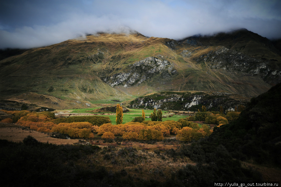 Новая Зеландия. Южный остров. Осень Новая Зеландия