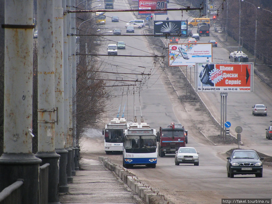 Московский путепровод и проспект 50-летия СССР Харьков, Украина