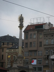 Чумной столб, как и по всей Чехии