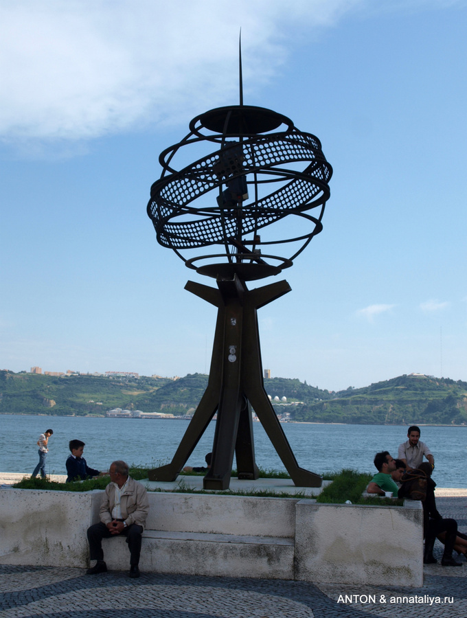 Армиллярная сфера — прибор для установления координат небесных тел Лиссабон, Португалия