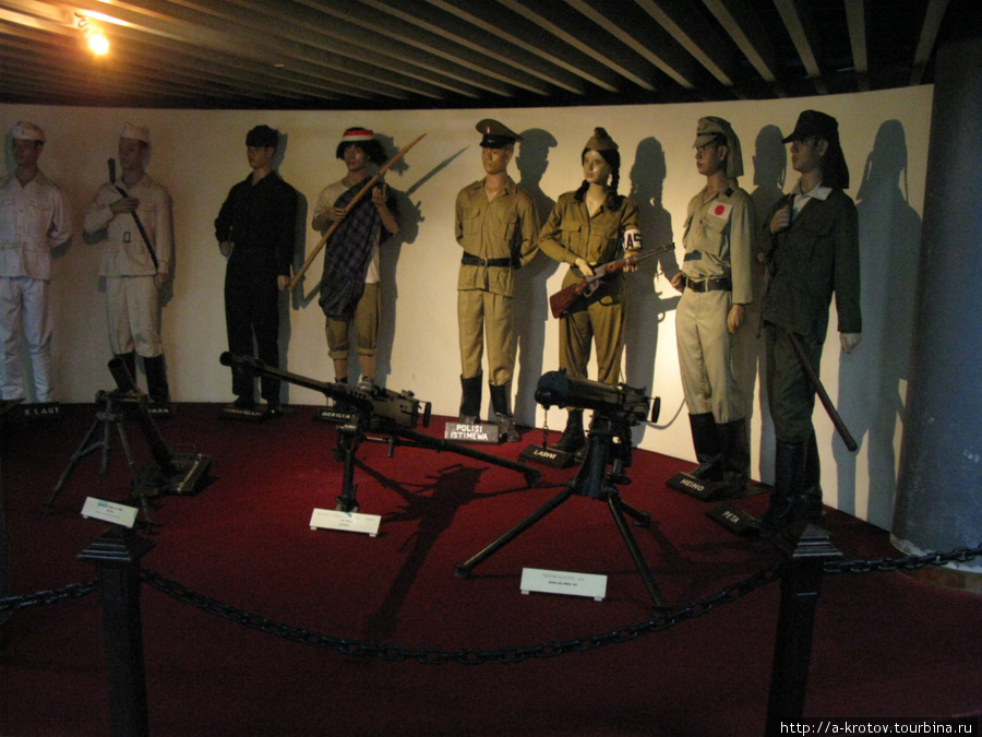 В музее Джокьякарта, Индонезия