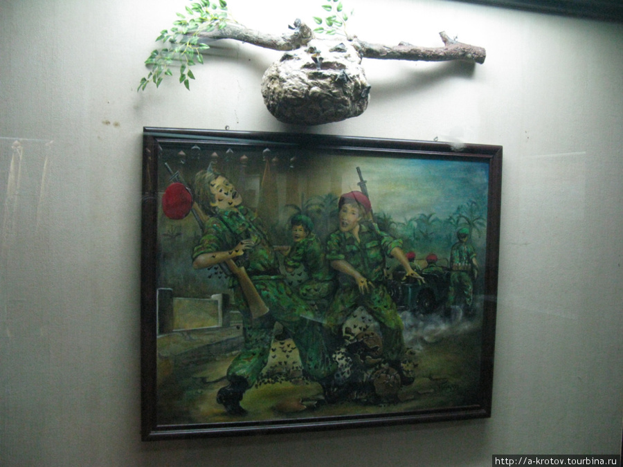 Эпизоды борьбы за независимость: осиное гнездо как оружие борьбы, поражает вражеских солдат Джокьякарта, Индонезия