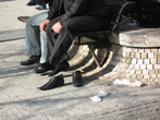 Господин из Средней Азии обувь снял :) 2007г.