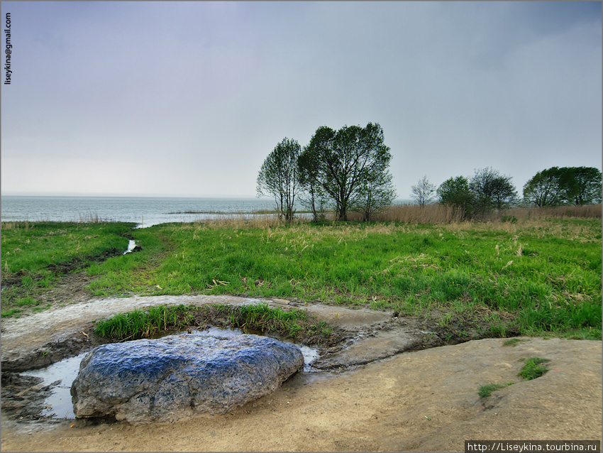 Синь камень Плещеево Озеро Национальный Парк, Россия