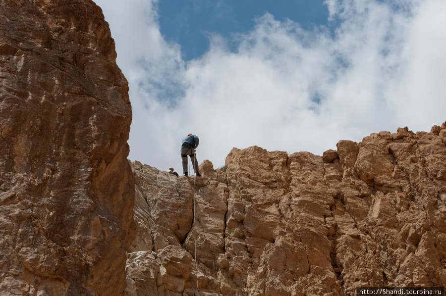 Каньонинг у Мертвого моря Израиль