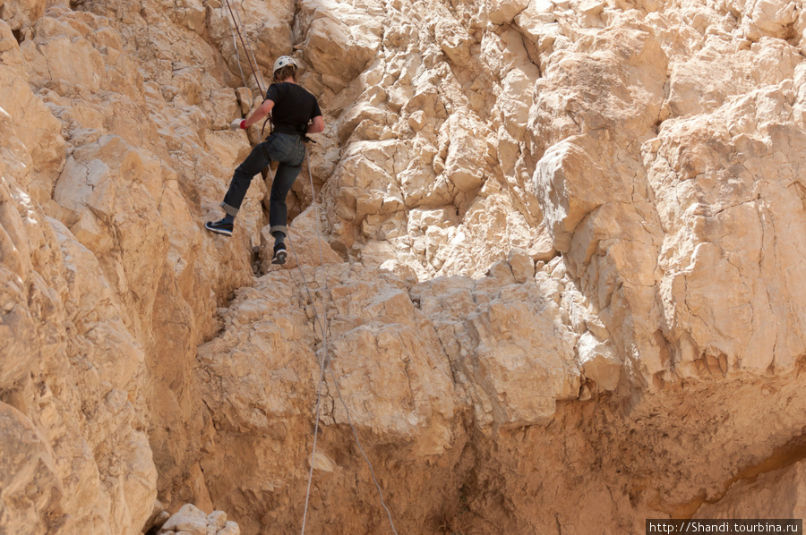 Каньонинг у Мертвого моря Израиль