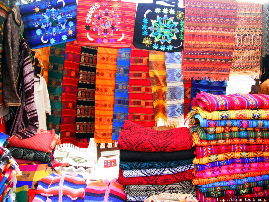 Сувенирный текстиль Сан-Кристобаль-де-Лас-Касас, Мексика