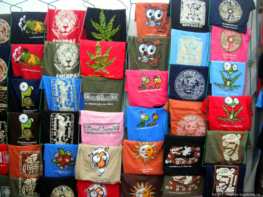 Сувенирные футболки Сан-Кристобаль-де-Лас-Касас, Мексика