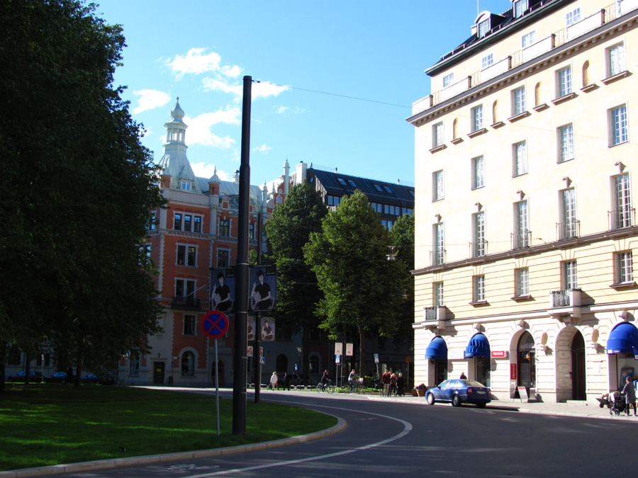 площадь Karlaplan Стокгольм, Швеция