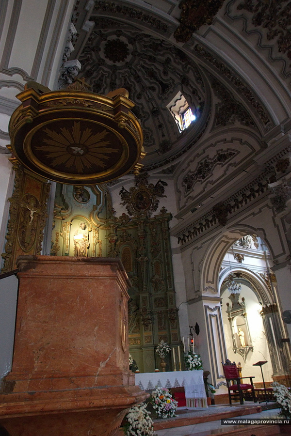 Церкви Малаги. Церковь Santiago Малага, Испания