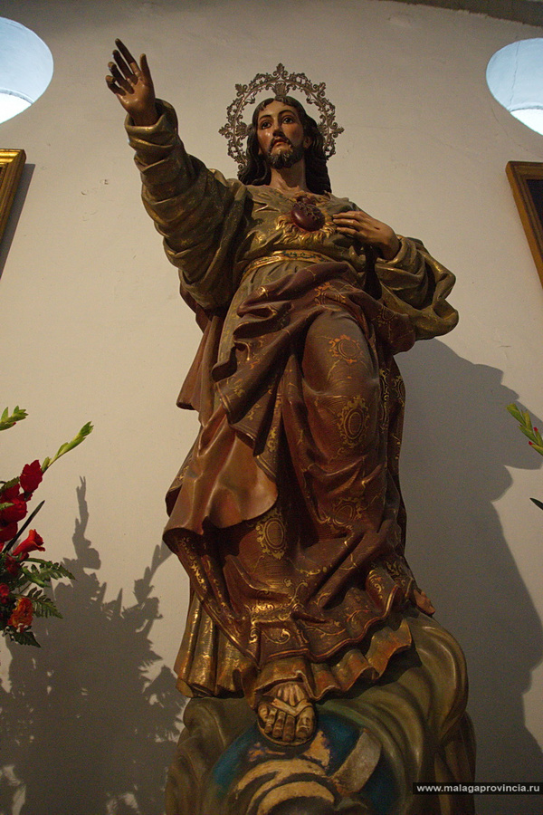Сердце Иисуса, символизирующее всеобщую и всепрощающую любовь Малага, Испания