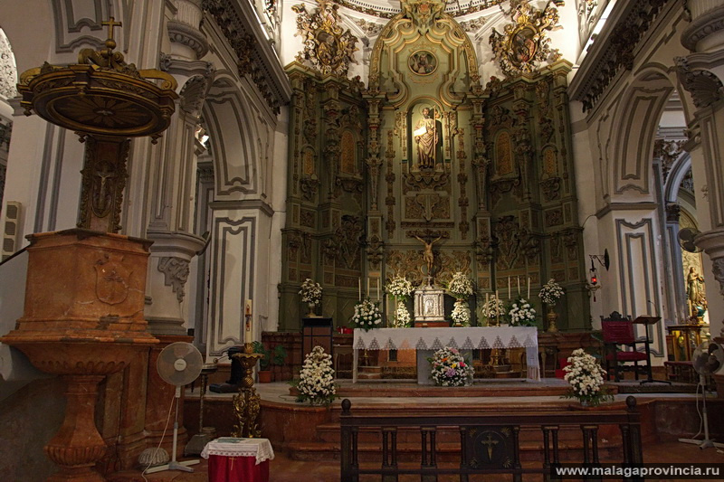 Церкви Малаги. Церковь Santiago Малага, Испания