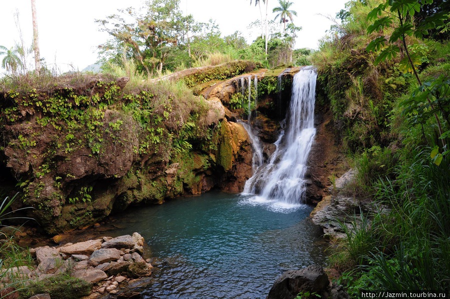 Водопады Эль Ничо Сьенфуэгос, Куба