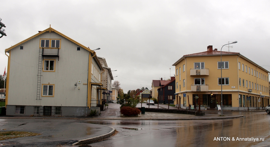 Улицы города Йоккмокк, Швеция