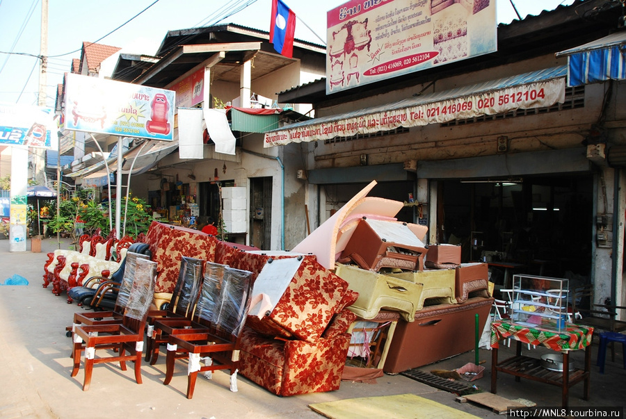 вот и мебельная фабрика Вьентьян, Лаос