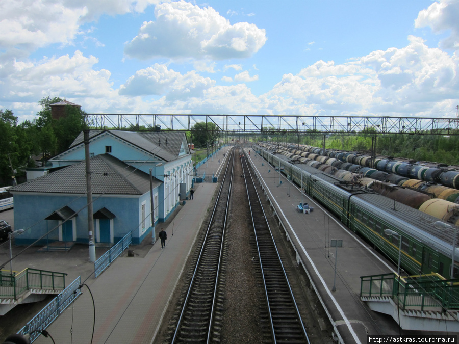 станция Волоколамск, вид в сторону Москвы Волоколамск, Россия