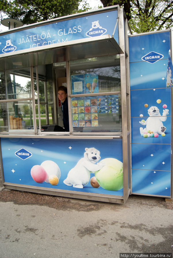 мороженщик Хельсинки, Финляндия