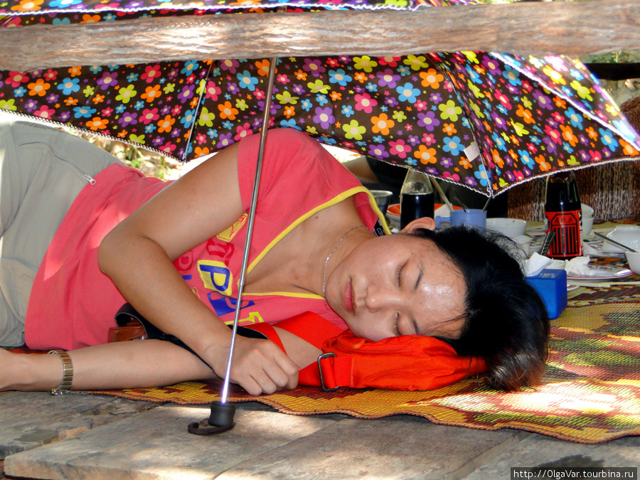 Как отдыхают камбоджийцы Провинция Сиемреап, Камбоджа