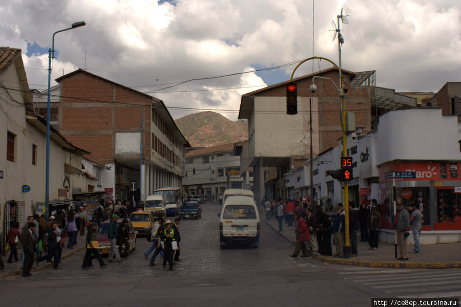 Обычная часть города Куско, Перу