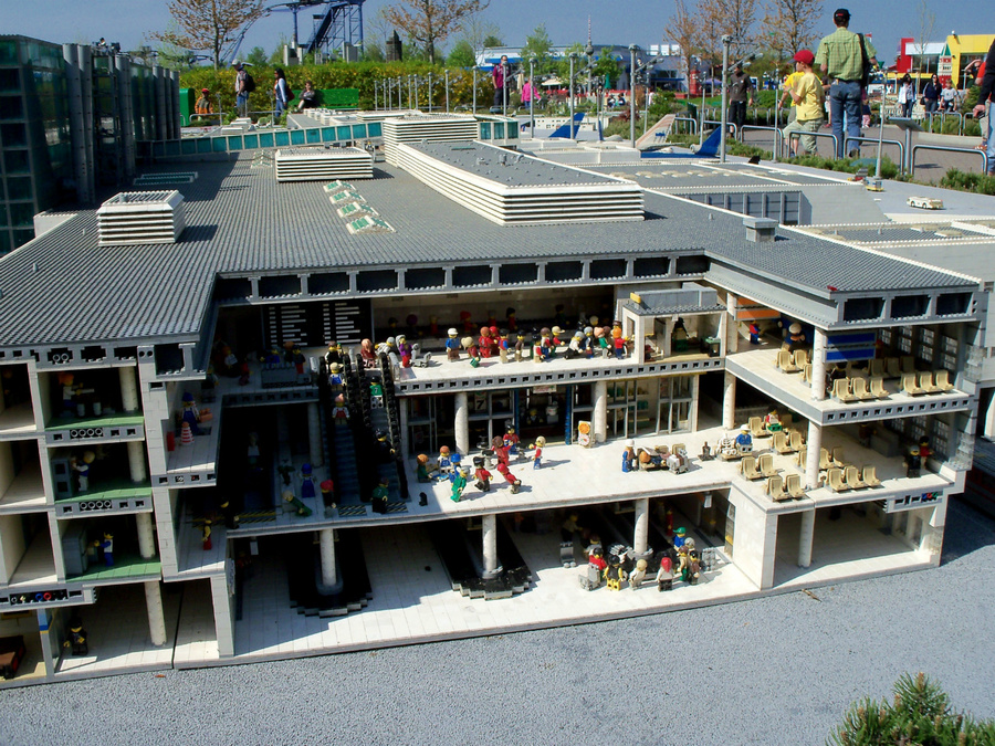 Миниатюрная Европа в стиле LEGO Гюнцбург, Германия