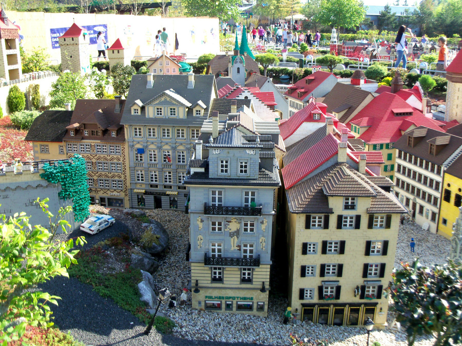 Миниатюрная Европа в стиле LEGO Гюнцбург, Германия