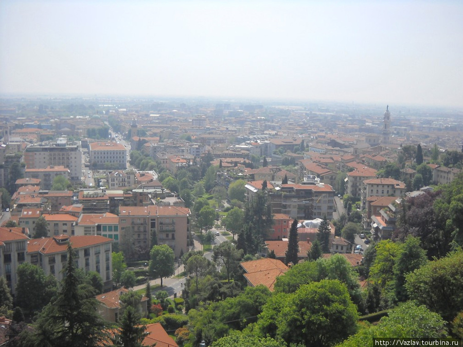 Панорама Бергамо, Италия