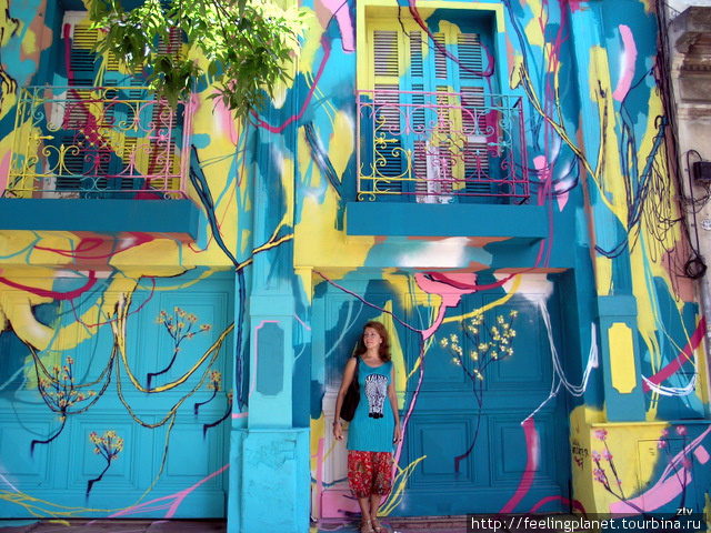 В Буэнос-Айресе все хорошо с графити — встречаются очень веселенькие работы Буэнос-Айрес, Аргентина