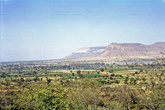 Вид на равнину с вершины холма